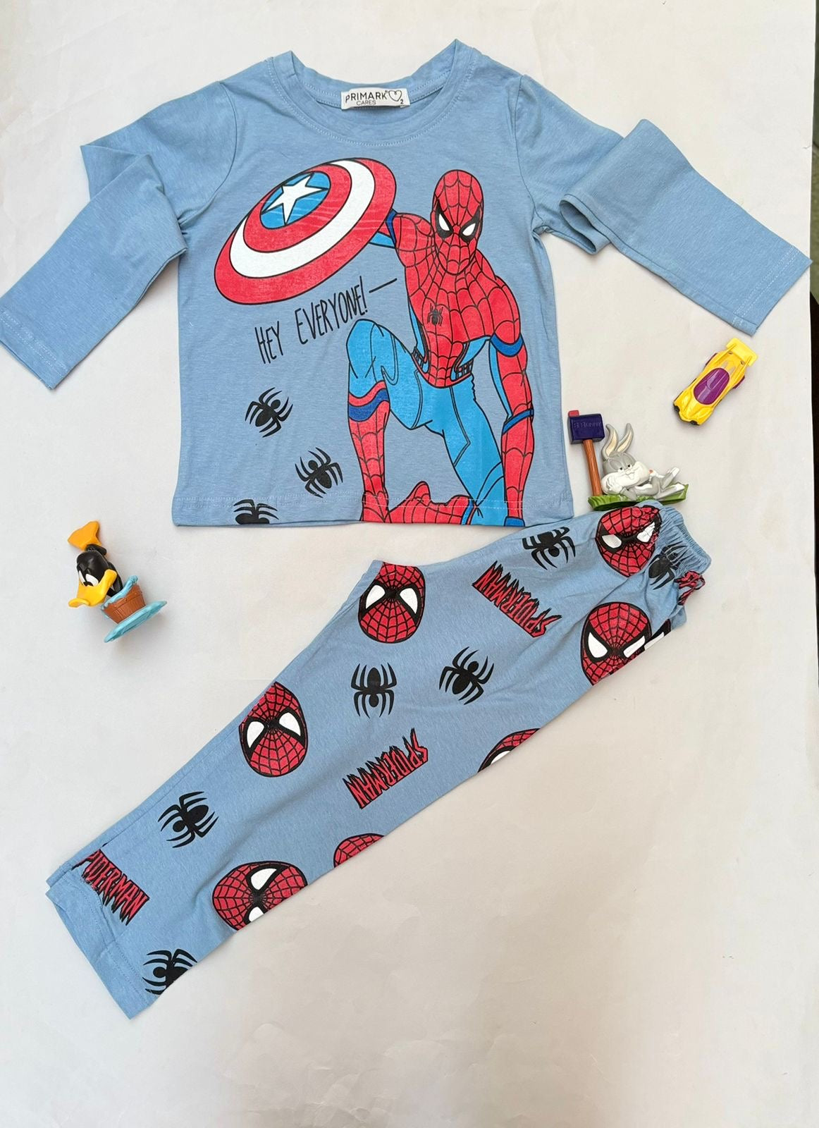 Cotton Grey Spiderman