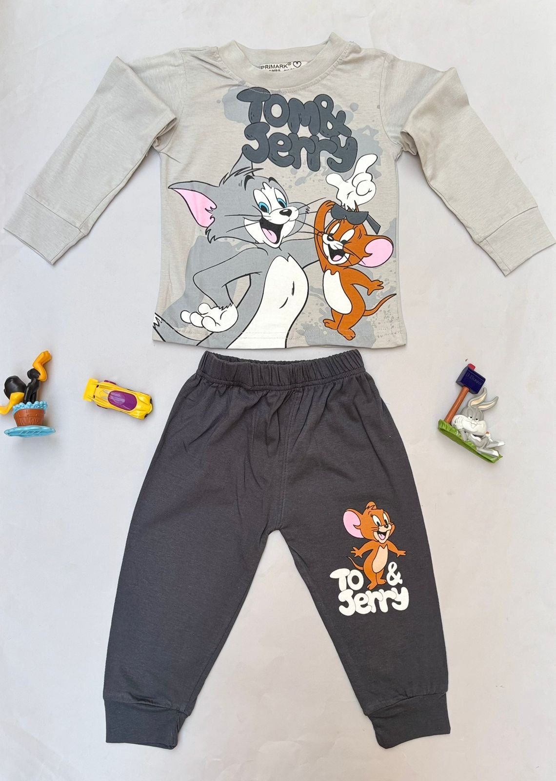 Cotton Grey Mickey Mouse