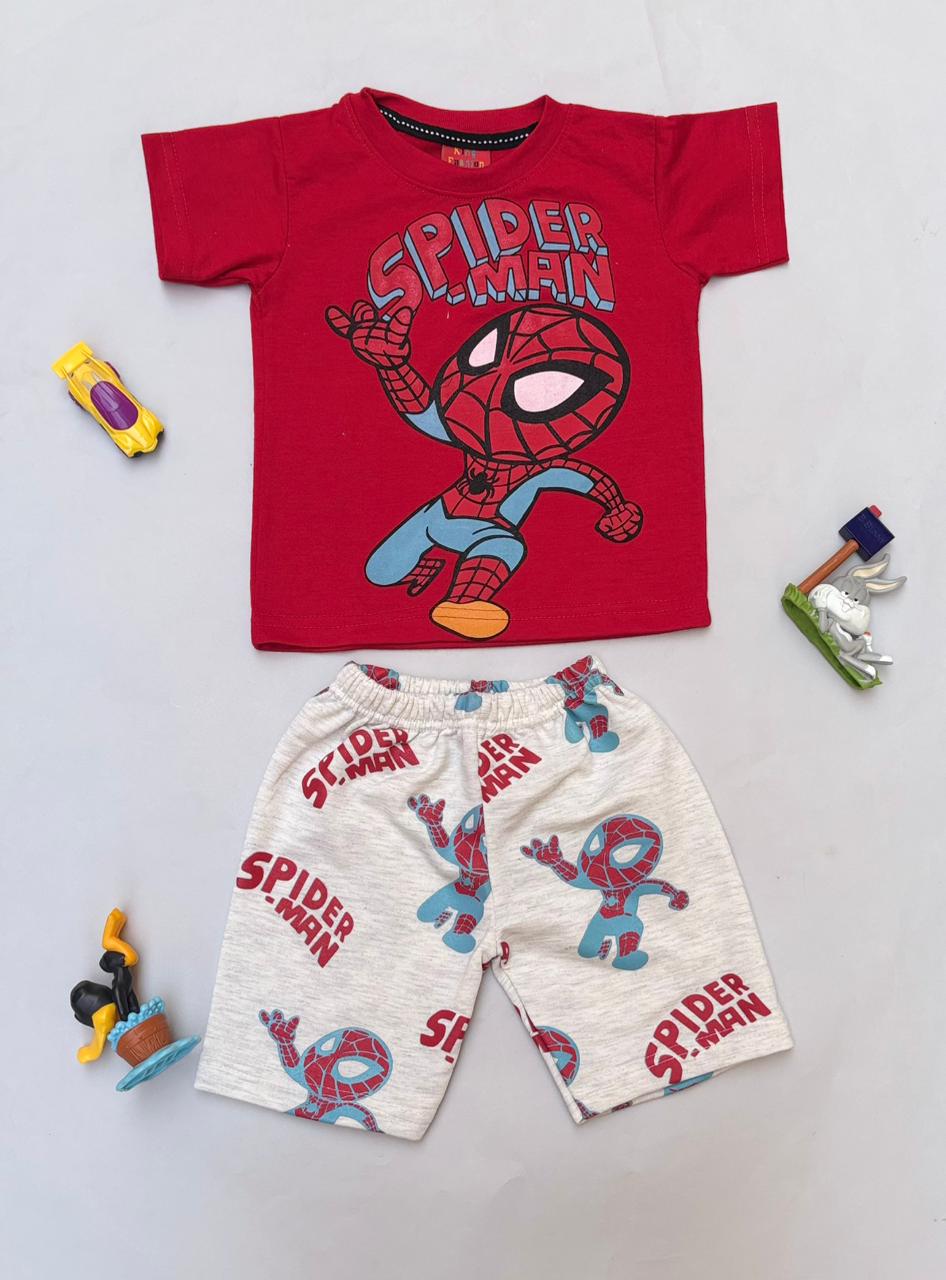 Spiderman - White Shorts