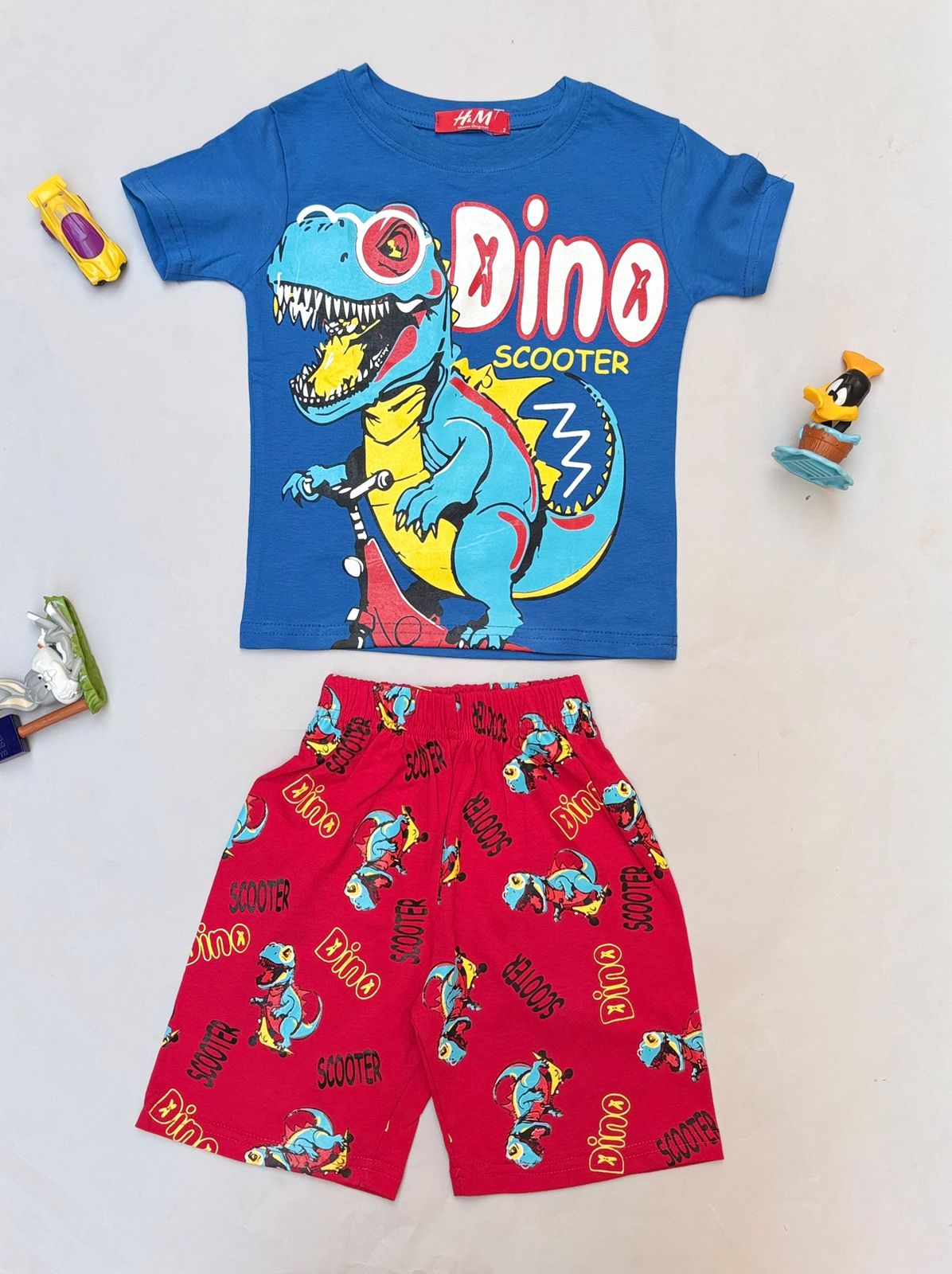 Dino On Scooter