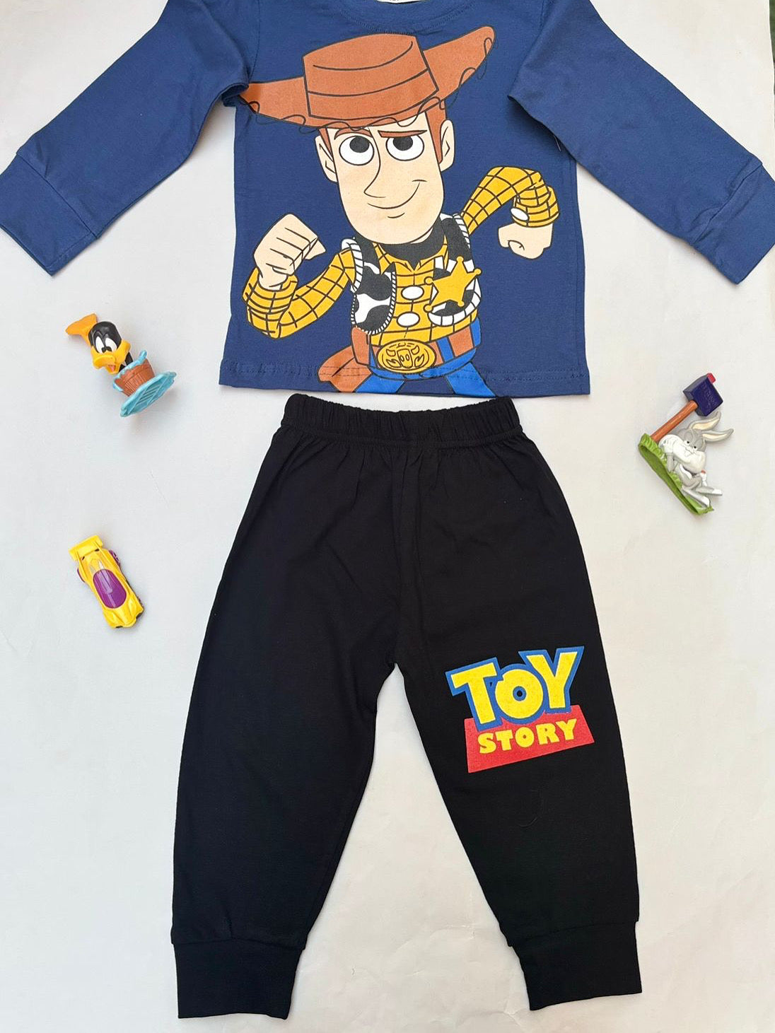 Cotton Dark Blue Woody