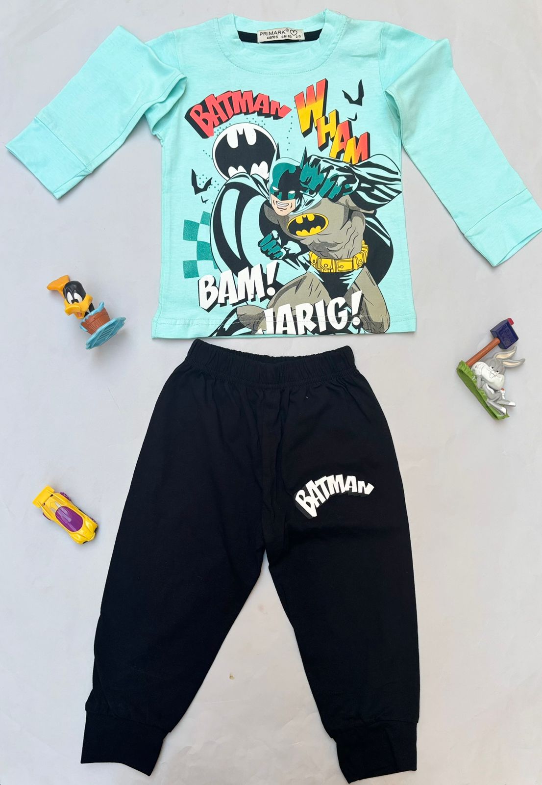 Cotton Turquoise Batman
