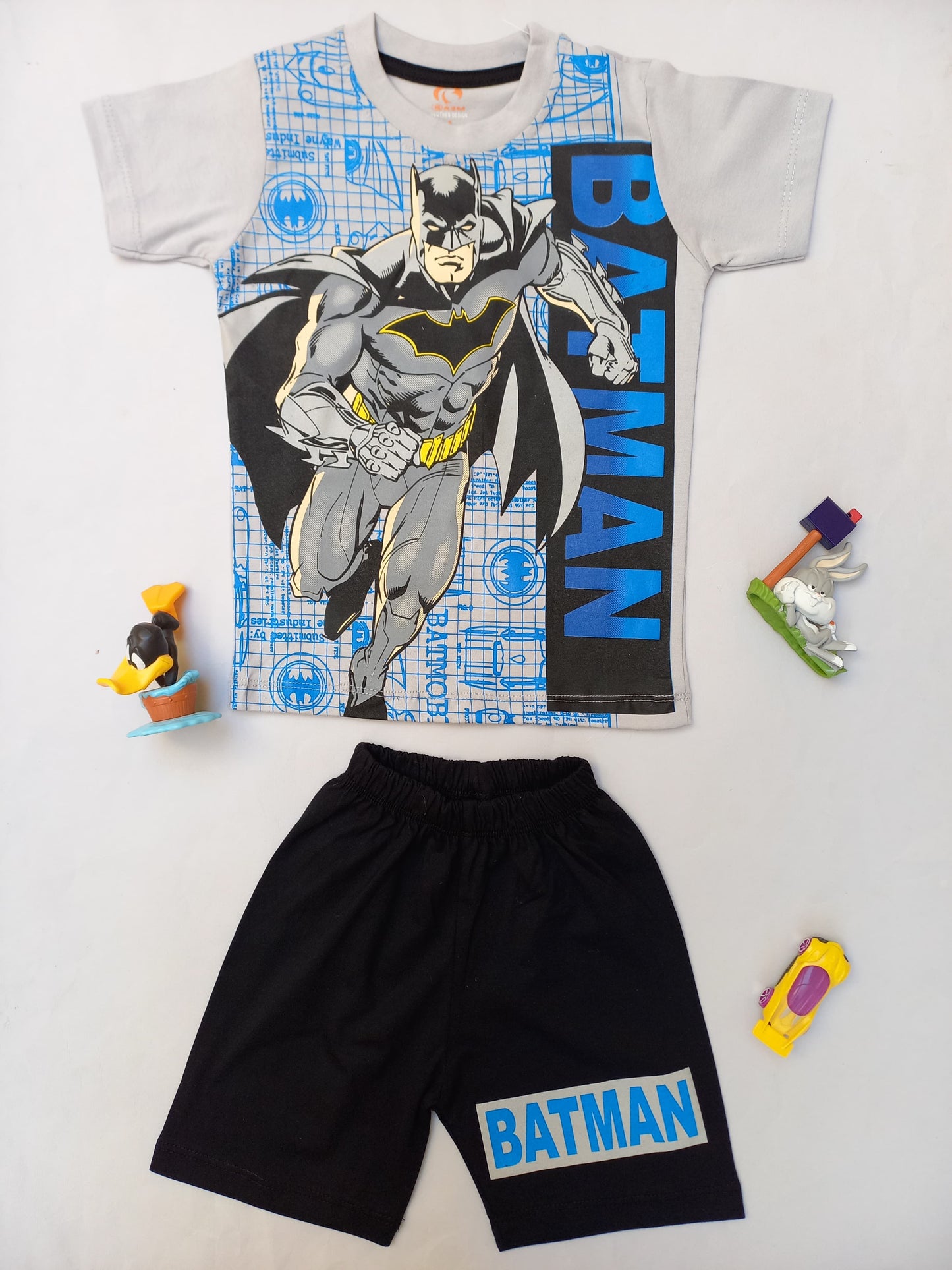 Cotton Black Shorts Batman
