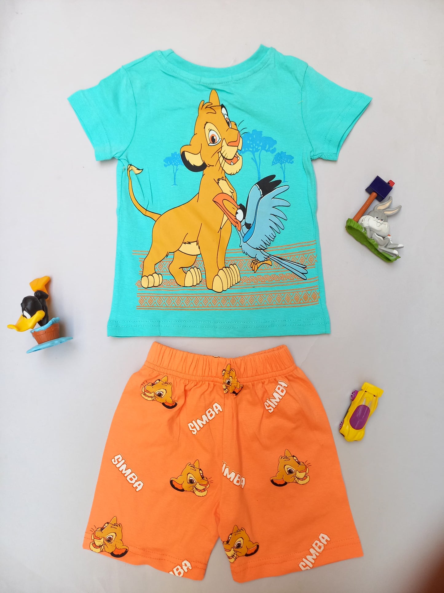 Cotton Mint Simba - Orange shorts