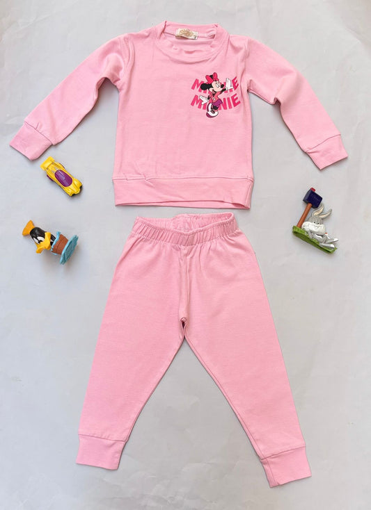 Cotton Plain Pink Minnie