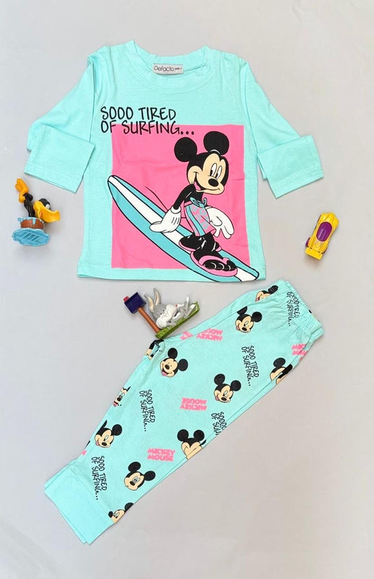 Blue Surfing Mickey
