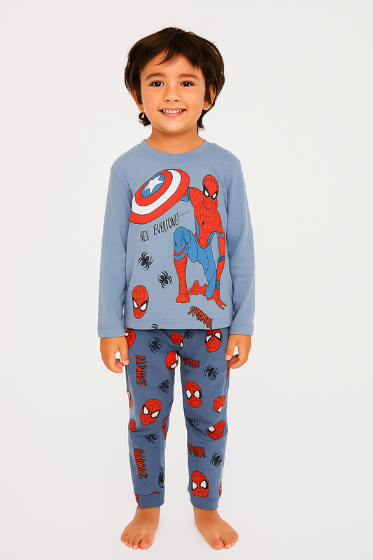 Cotton Grey Spiderman