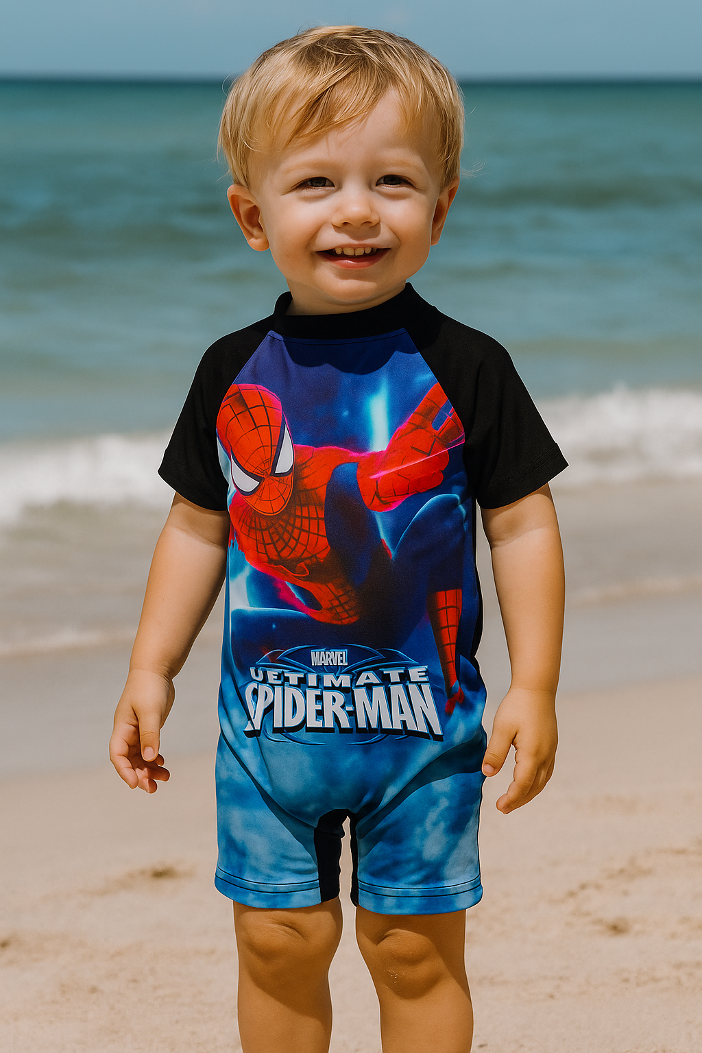 Dark Blue SpiderMan - Swimsuit