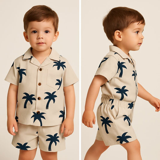 Beige Palm Set