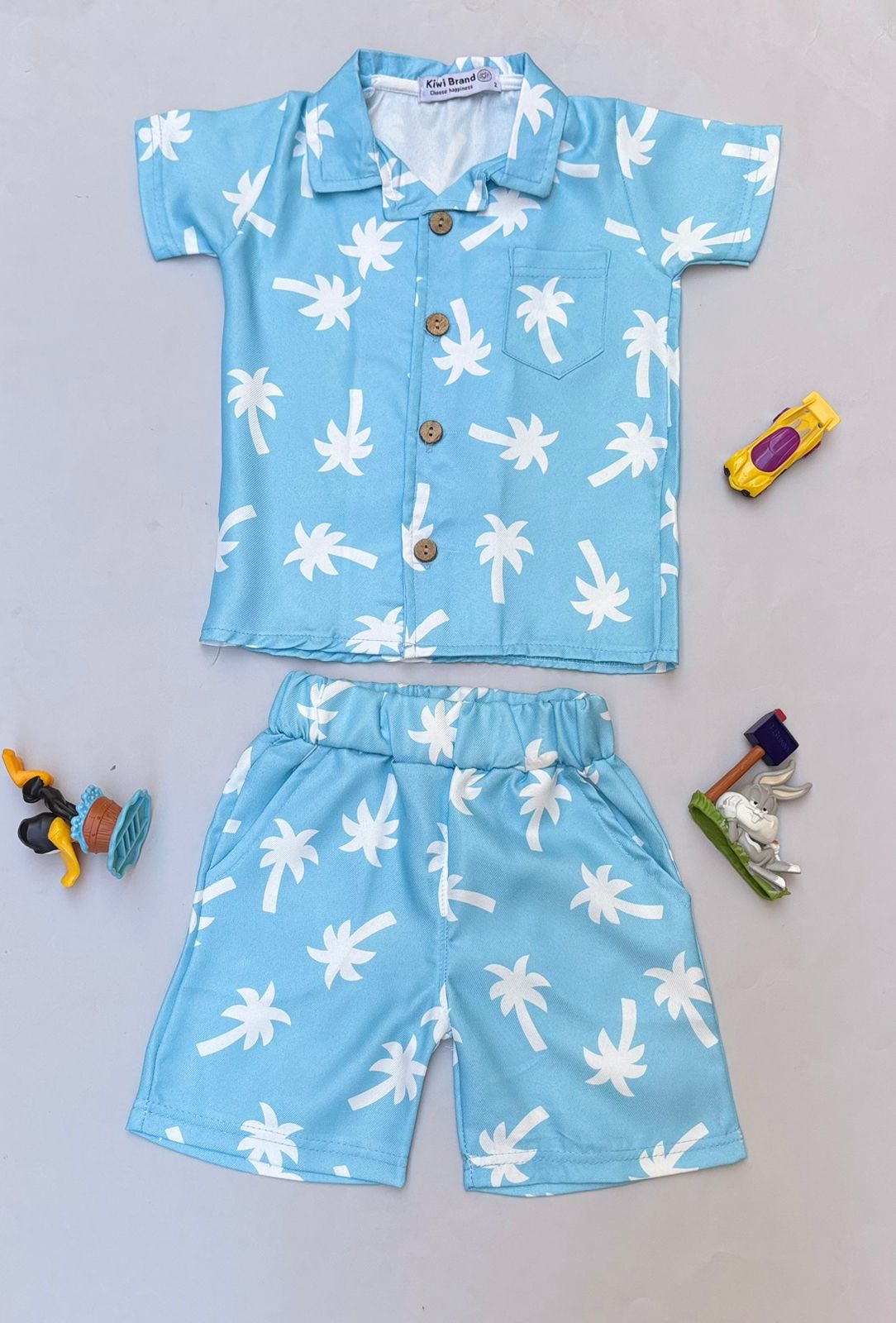 Blue Palm Set