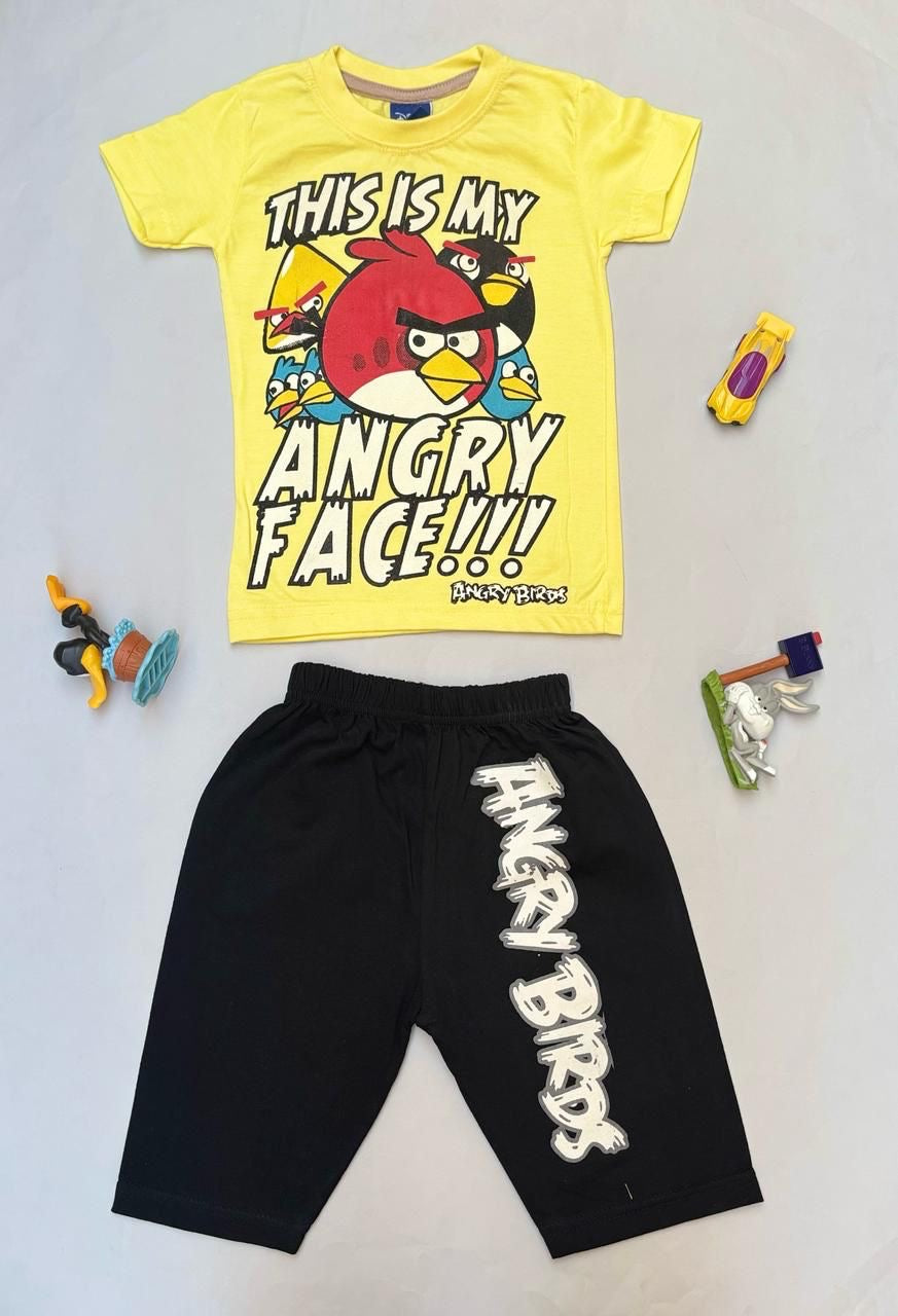 Angry Birds- Black shorts