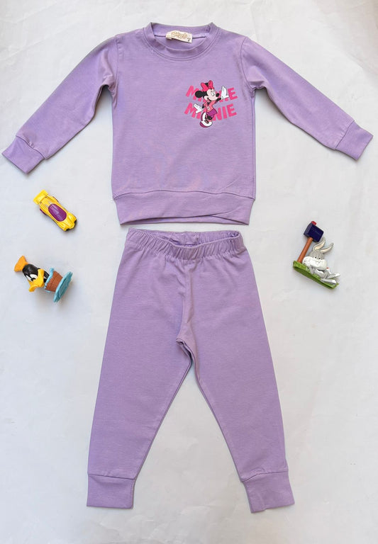 Cotton Plain Purple Minnie