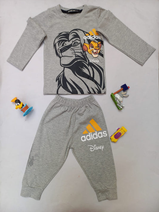 Cotton Grey Lion King and Simba