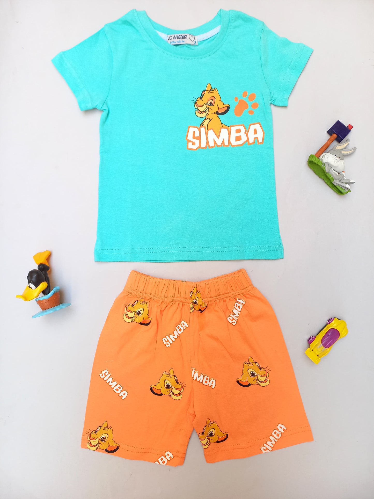 Cotton Mint Simba - Orange shorts