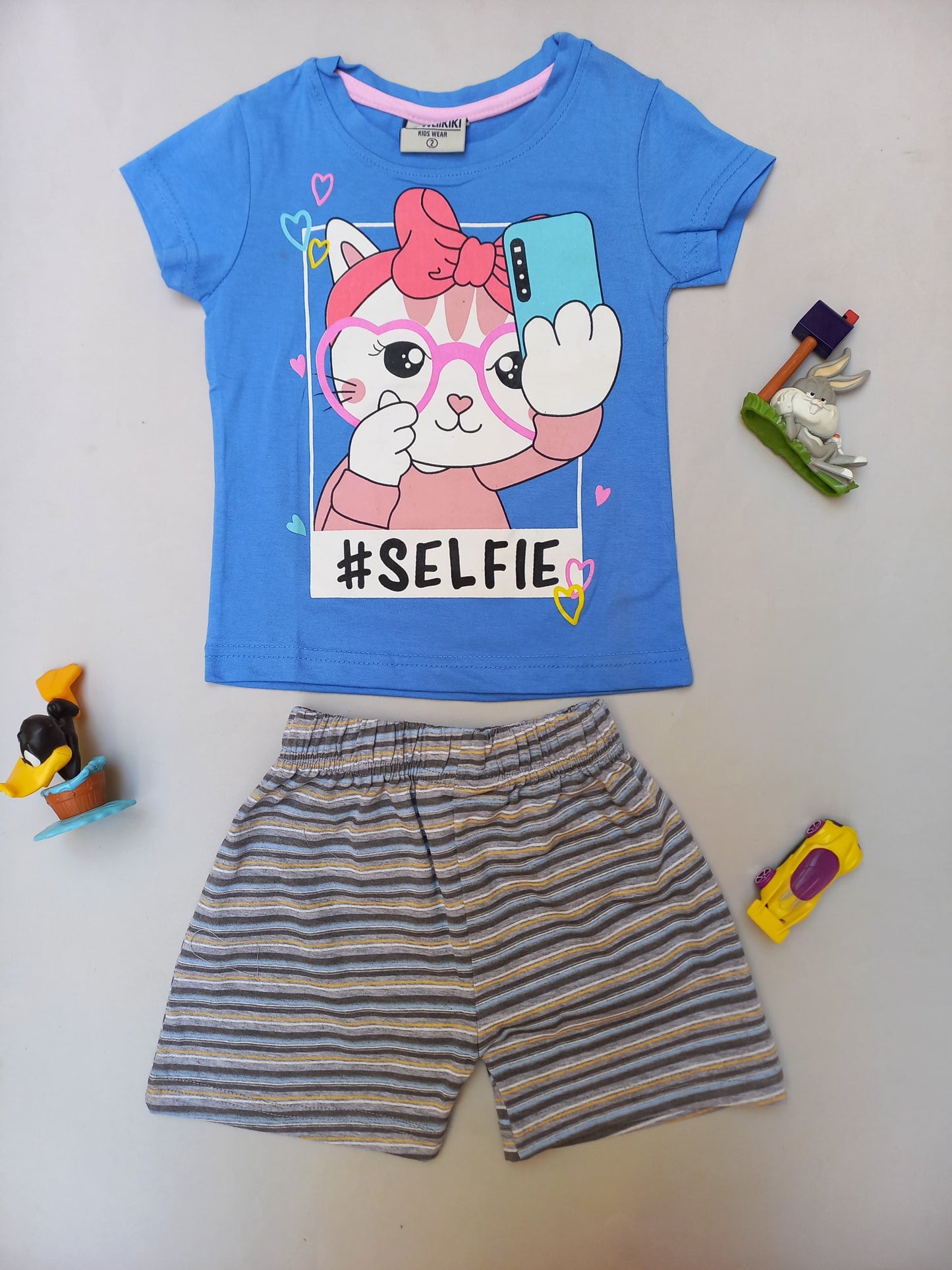 Cotton Blue Selfie kitty